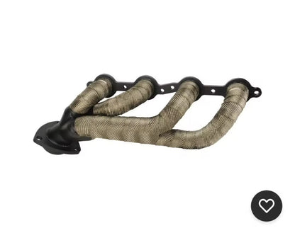 Bande Thermique Échappement Haute Qualité Beige 5m 1000°C + 3 Attaches Inox