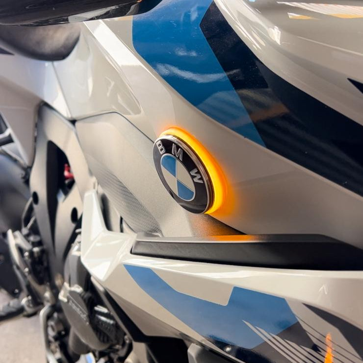 LED 70 mm – Jaune & Blanc – Compatible BMW