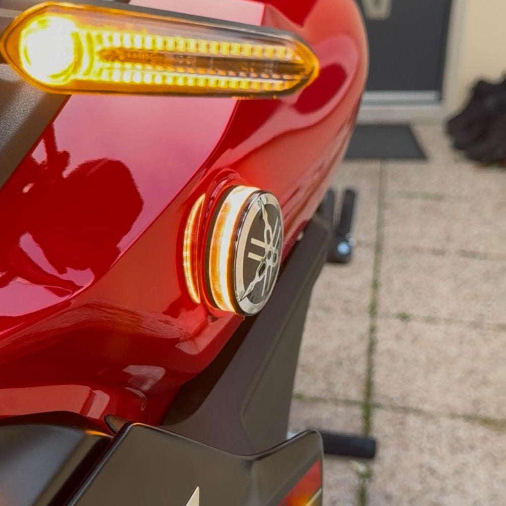 LED 50 mm – Jaune & Blanc – Compatible YAMAHA