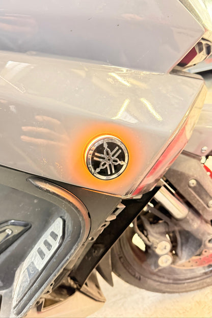 LED 50 mm – Jaune & Blanc – Compatible YAMAHA